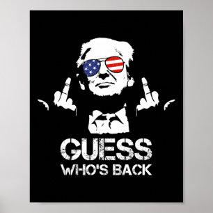 Póster Adivina quién está de vuelta Trump