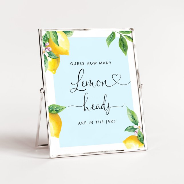 Póster Adivinen cuántas cabezas de limón hay en el poster (Subido por el creador)