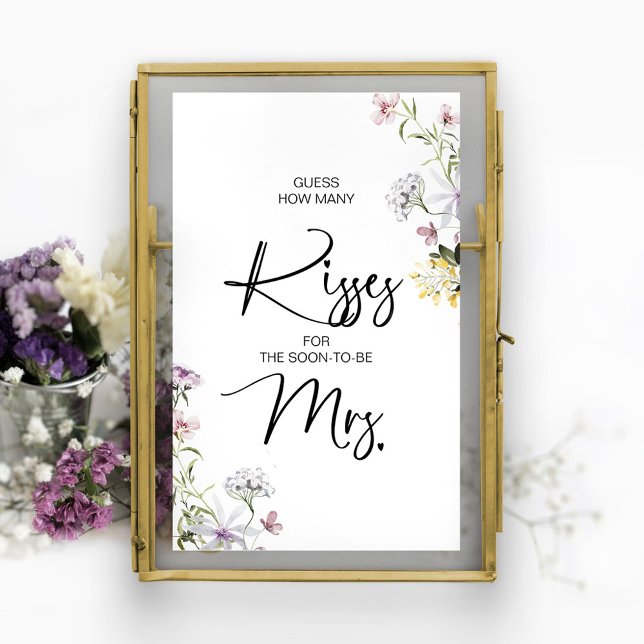 Póster Adivinen cuántos besos para la futura señora Rótul (Subido por el creador)