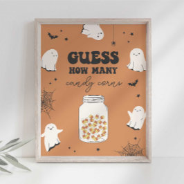 Póster Adivinen cuántos cuernos de caramelo hay en el Rót