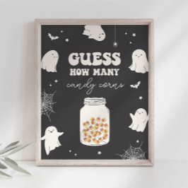 Póster Adivinen cuántos cuernos de caramelo hay en el Rót