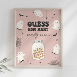 Póster Adivinen cuántos cuernos de caramelo hay en el Rót