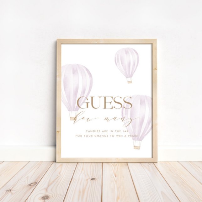 Póster Adivinen Cuántos Rótulos de juegos de Baby Shower  (Subido por el creador)