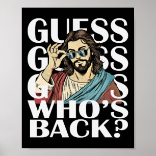 Póster Adivinen Quién Byck Jesus Tee Católico Religioso