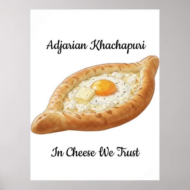 Póster Adjarian Khachapuri  (Frente)