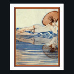 Póster "Admiración" Art Deco Imprimir por Jacque Declerc<br><div class="desc">París Art Deco de los años 1920 Imprimir "Admiración" de Jacque Declerc-16x20</div>