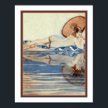 Póster "Admiración" Art Deco Imprimir por Jacque Declerc<br><div class="desc">París Art Deco de los años 1920 Imprimir "Admiración" de Jacque Declerc-16x20</div>