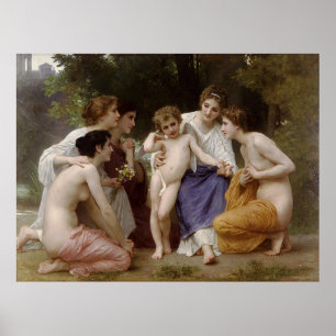 Póster Admiración de Bouguereau (admiración) (1867)