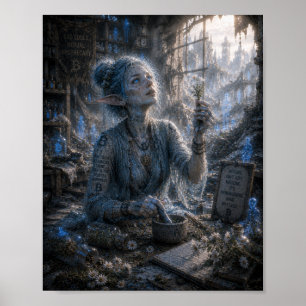 Póster Admiración Sincera / Sanadora Herbal / Farmacia