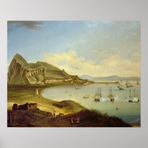Póster Admiral of the Blue Squadron Arriving at Gibraltar