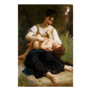Póster Adolphus Child And Adolphus, por William Bouguerea