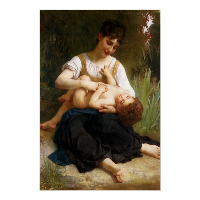 Póster Adolphus Child And Adolphus, por William Bouguerea (Anverso)