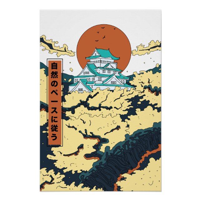 Póster Adopta el ritmo de la naturaleza (Anverso)