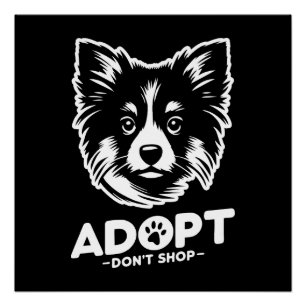 Póster Adopta no compres 3