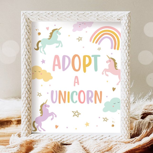 Póster Adopta una fiesta de cumpleaños de Chica de arcoir (Subido por el creador)