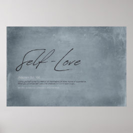 Póster Adoptar el amor propio: tu viaje al cumplimiento