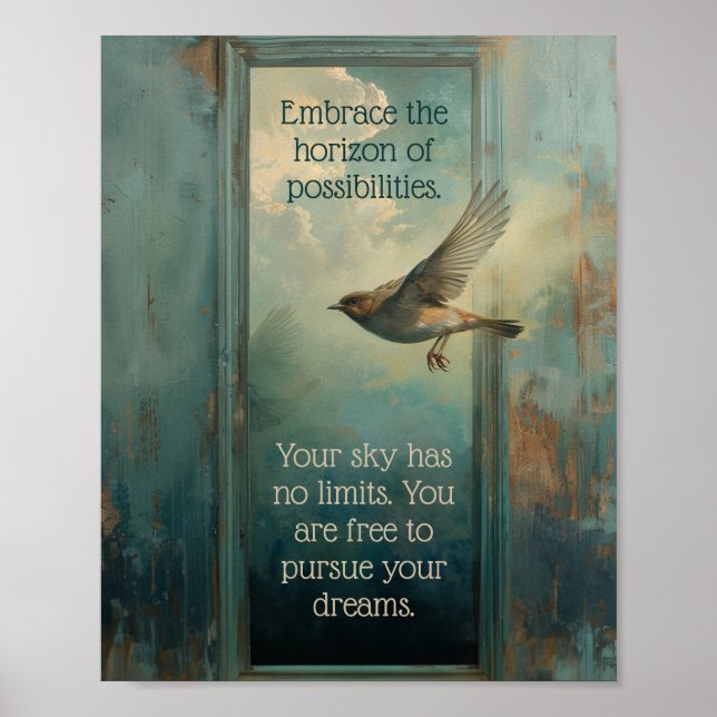 Póster Adoptar las posibilidades (Frente)