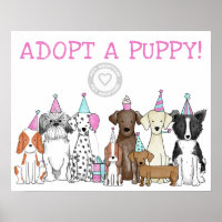 Adoptar un Rótulo de la Fiesta del Cumpleaños de u