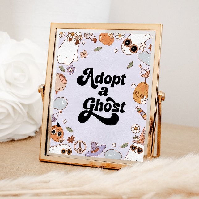 Póster Adoptar una fiesta de cumpleaños de Halloween fant (Subido por el creador)