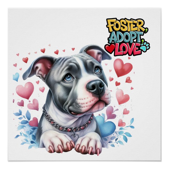 Póster Adoptar y amar (Anverso)