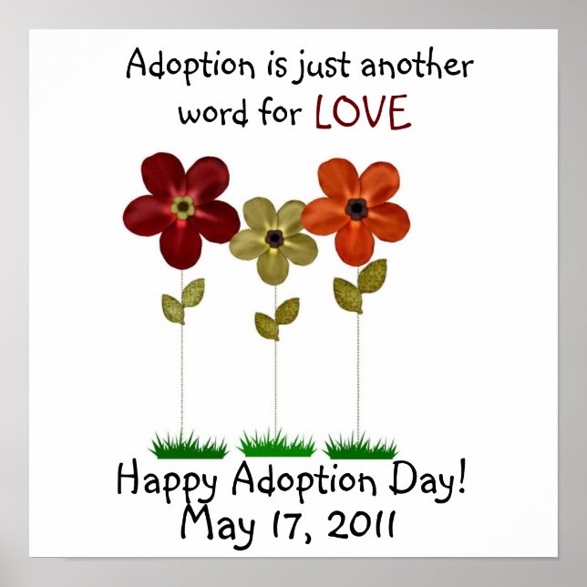 Póster adoption day poster (Frente)