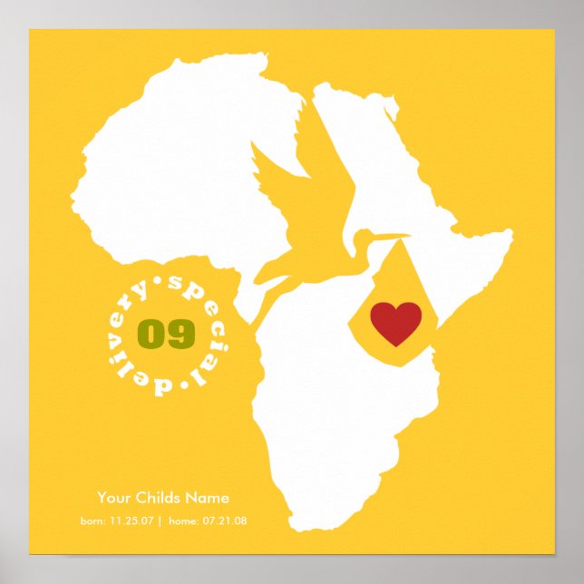 Póster Adoption Gotcha Day - Commemorative Poem (Frente)