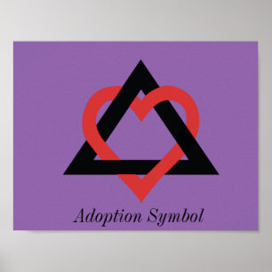 Póster Adoption Symbol Poster
