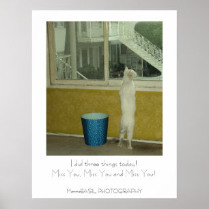 Póster ¡Adorable cartel de Te Echo de Menos!