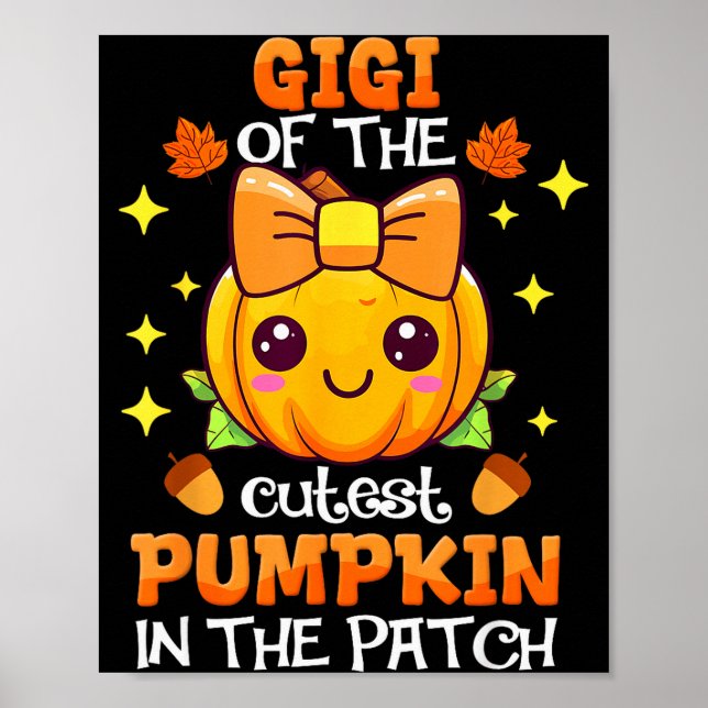 Póster Adorable Gigi Of The Cutest Pumpkin In The Patch  (Frente)