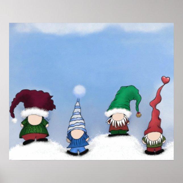 Póster Adorable Gnome Posse (Frente)