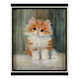Póster Adorable Kitten
