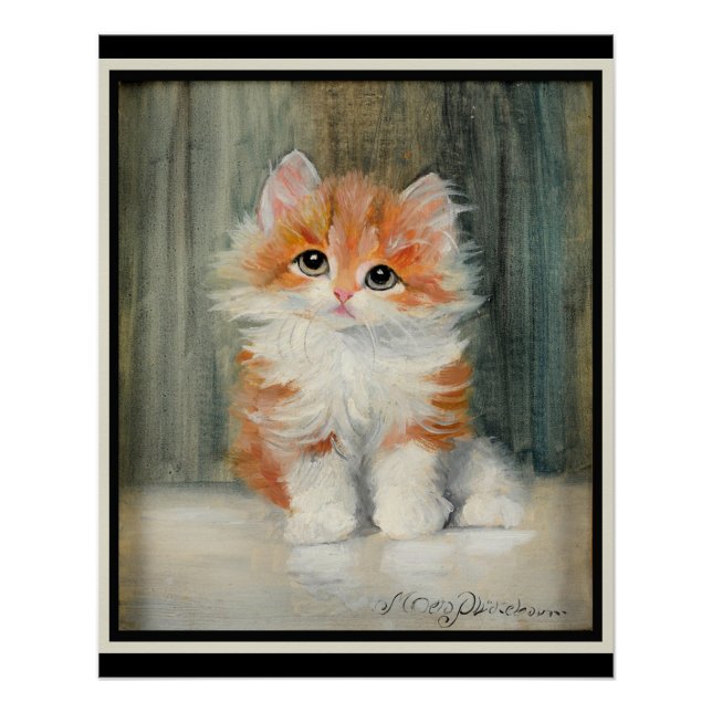 Póster Adorable Kitten (Anverso)