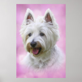 Póster Adorable West Highland white terrier