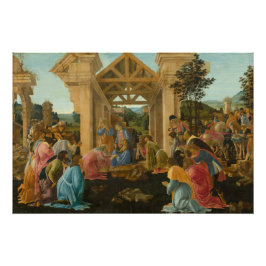Póster Adoración Botticelli del Magi