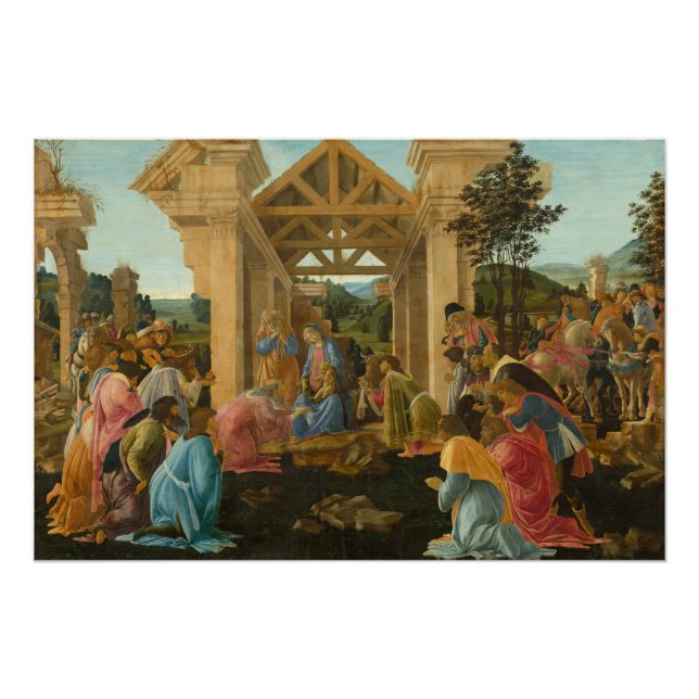 Póster Adoración Botticelli del Magi (Anverso)