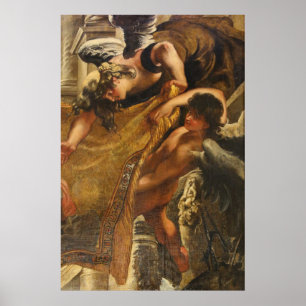 Póster Adoración de la Santísima Trinidad