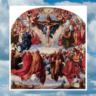 Póster Adoración de la Trinidad por Albrecht Durer, 1511