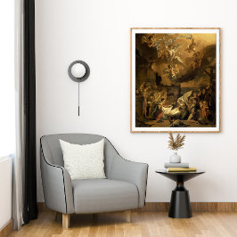 Póster Adoración de los Navidades del Bella Artes de Past