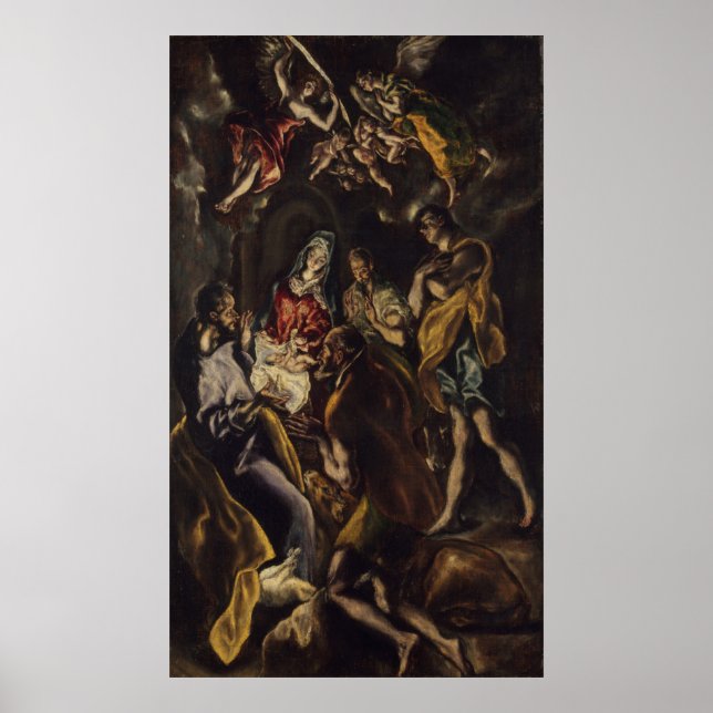 Póster Adoración de los Pastores (Frente)
