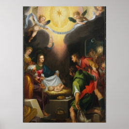 Póster Adoración de Pastores - Ludvica Cigoli