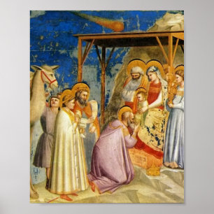 Póster Adoración Del Giotto Magi 1305