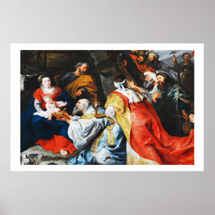 Póster Adoración del Magi