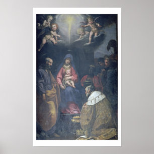 Póster Adoración del Magi, 1629 (aceite sobre lienzo)