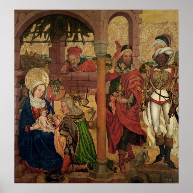 Póster Adoración del Magi, c.1475 (Frente)
