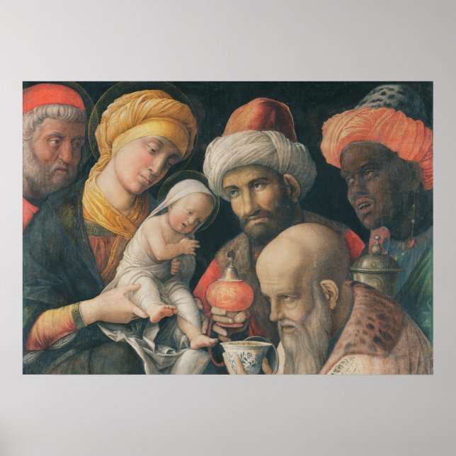 Póster Adoración del Magi, c.1495-1505 (Frente)