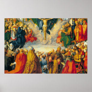 Póster Adoración del Poster de la Santísima Trinidad