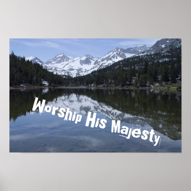 Póster Adorar a Su Majestad (Frente)