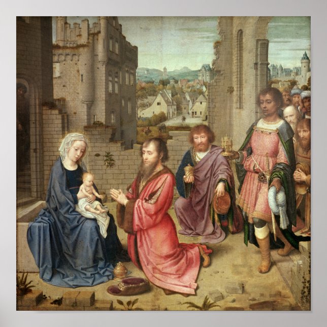 Póster Adoration of the Kings, 1515 (Frente)