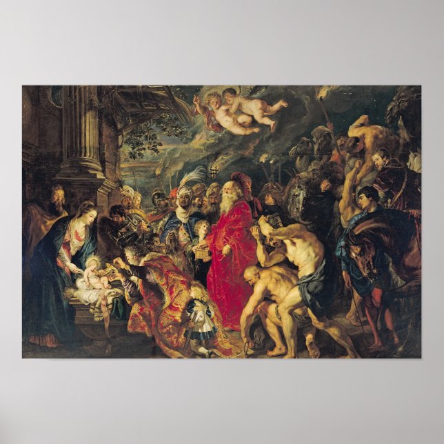 Póster Adoration of the Magi, 1610 (Frente)