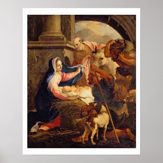 Póster Adoration of the Shepherds (Frente)